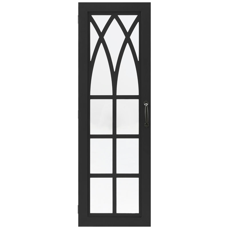 Millwood Pines Granby 14'' Wide Jewelry Armoire with Mirror & Reviews